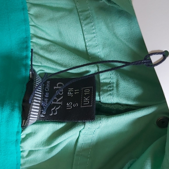 Rab Zawn Shorts – Women’s - Cascade/Mint Green – Size S - Picture 7 of 8
